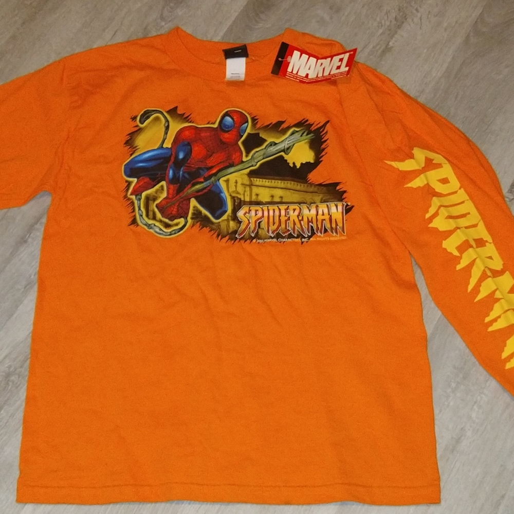 VTG Spiderman Youth Marvel Long Sleeve Shirt